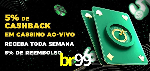 Promoções do cassino ao Vivo br99